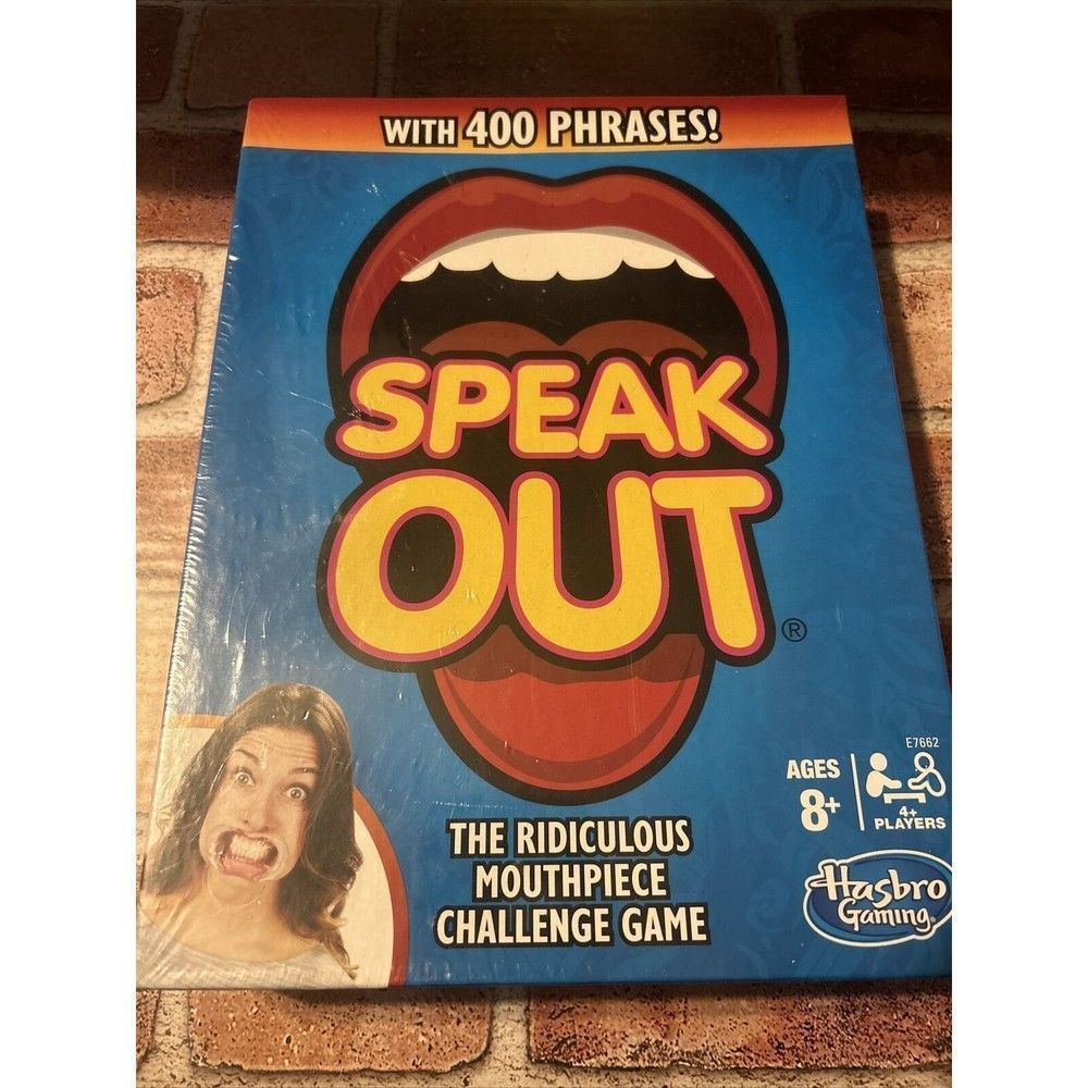 Speak Out Game By Hasbro New - Mouthpiece Challenge Game